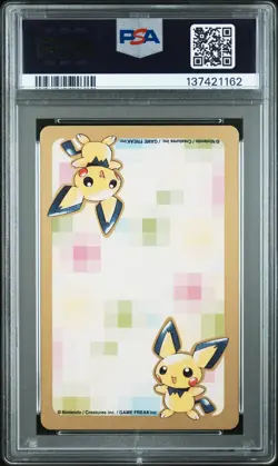2000 POKEMON GOLD VERSION PART 2 PLAYING CARDS 8 OF CLUBS #179 MAREEP PSA 10 - Image 2