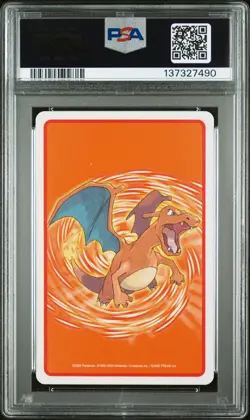 2004 POKEMON FIRERED VERSION PLAYING CARDS 3 OF CLUBS ARBOK PSA 10 - Image 2