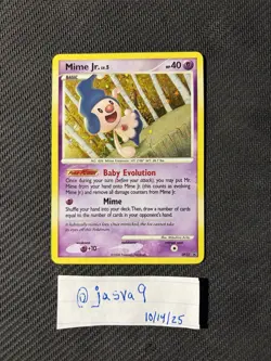 Mime Jr. #DP22 Pokemon Promo Card – Diamond & Pearl Era – Holo - Image 1