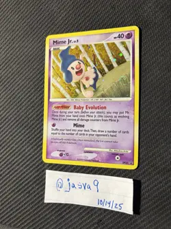 Mime Jr. #DP22 Pokemon Promo Card – Diamond & Pearl Era – Holo - Image 3
