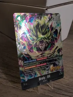 SR Super Rare Broly Movie Dragon Ball Fusion World Legends Stamped Card DBZ Foil - Image 4