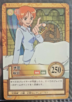 BANDAI One Piece Hyper Battle NAMI SCARCE C461 EARLY CARD VINTAGE LUFFY CREW - Image 1