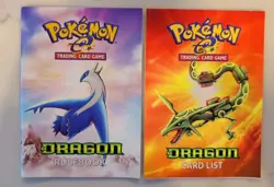 Pokemon 2004 EX Dragon Card List & Rule Book - Excellent Condition! - Image 1