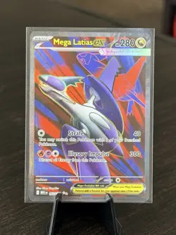 Mega Latias EX 163/132 Me01: Mega Evolution Ultra Rare Holo Card NM Condition - Image 1