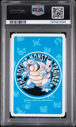 1998 POKEMON BLUE VERSION PLAYING CARDS 10 OF DIAMONDS #121 STARMIE PSA 10 - Image 2