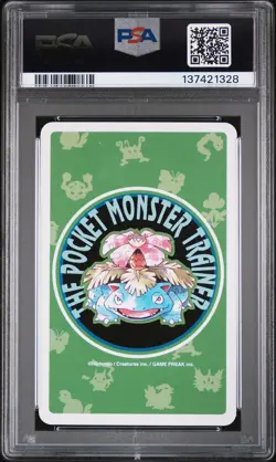 1996 POKEMON GREEN VERSION PLAYING CARDS ACE OF SPADES #150 MEWTWO PSA 10 - Image 2