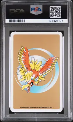 2000 POKEMON GOLD VERSION PLAYING CARDS 2 OF SPADES #185 SUDOWOODO PSA 10 - Image 2