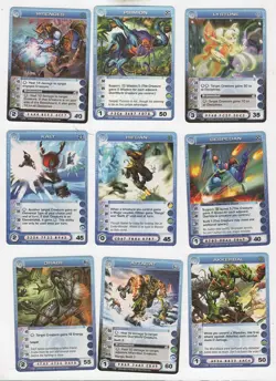 Chaotic lot #008. Lot of 10 Overworld creature cards. All MAX Energy - Image 1
