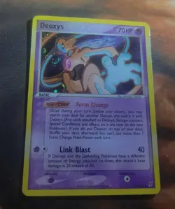 *SWIRL* Deoxys 16/107 EX Deoxys Non-Holo Rare Pokemon Card TCG - Image 3