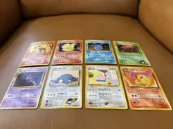 Pokemon TCG Vintage Old Back Japanese 8 Card Holo Base Neo Lot NM/LP - Image 5