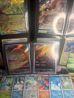 Mixed Pokemon Card Lot 150+ Multi-Language Holos +2 Top Loaders +5 Stickers - Image 4