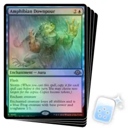 FOIL AMPHIBIAN DOWNPOUR X4 Modern Horizons 3 Magic MTG MINT CARD - Image 1
