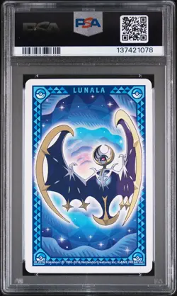 2016 POKEMON MOON PLAYING CARDS QUEEN OF HEARTS EXEGGUTOR PSA 10 - Image 2