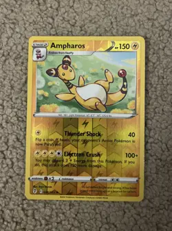 Ampharos 056/203 SWSH07 Evolving Skies Reverse Holo Pokemon TCG Card LP - Image 1