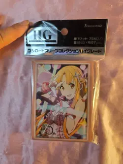Bushiroad Sword Art Online Asua Yuuki Idol Card Sleeves *New/Sealed* - Image 1