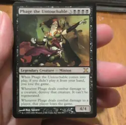 Magic: The Gathering Phage the Untouchable Rare 10th Edition Legendary Creature… - Image 1