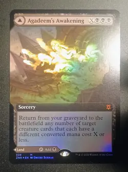 Agadeem's Awakening (Extended Art) - Zendikar Rising (ZNR) 336 EN MTG Magic FOIL - Image 1