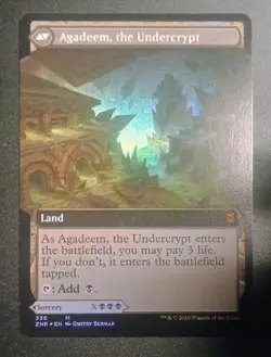 Agadeem's Awakening (Extended Art) - Zendikar Rising (ZNR) 336 EN MTG Magic FOIL - Image 2