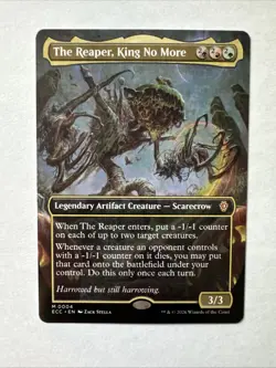 The Reaper, King No More (Borderless) Commander: Lorwyn Eclipsed Regular Mtg ECL - Image 1