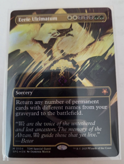 MTG, Eerie Ultimatum (Borderless)-Special Guests Foil NM - Image 1