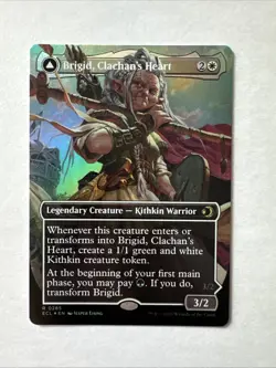 Brigid, Clachan's Heart Doun’s Mind (Borderless Foil) Lorwyn Eclipsed 285 - Image 1
