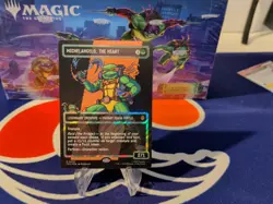 Michelangelo, the Heart (0092) (Borderless) (Surge Foil) Commander: TNMT - Image 2