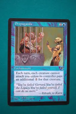 Propaganda - MTG - Tempest - Never Played - Magic The Gathering(2) - Image 1