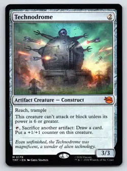 MTG Technodrome Normal M Teenage Mutant Ninja Turtles TMT 179 NM Magic - Image 1