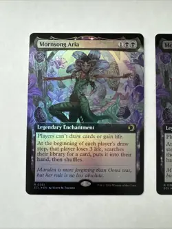 2x Mornsong Aria (Extended Art Foil) Lorwyn Eclipsed Foil Mtg - Image 2