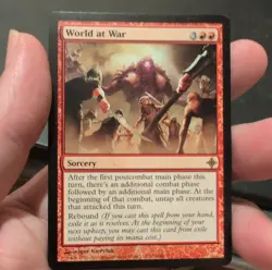Magic: The Gathering World at War Rare Rise of the Eldrazi Sorcery Red Regular … - Image 1