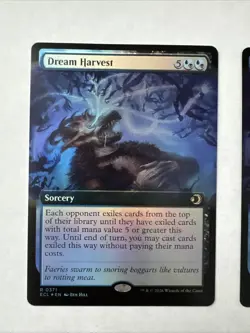2x Dream Harvest (Extended Art Foil) Lorwyn Eclipsed Mtg ECL - Image 2