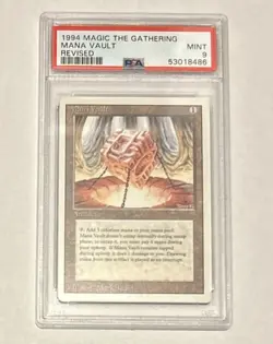 Magic: The Gathering MTG Revised Mana Vault PSA 9 Mint - MEGA SALE ITEM #45 - Image 1