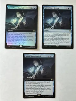 3x Spirit Water Revival (Extended Art Foil + Reg) Avatar: The Last Airbender - Image 1