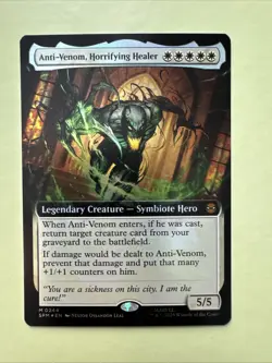 Anti-Venom, Horrifying Healer (Extended Art Foil) Marvel's Spider-Man Foil Mtg - Image 1
