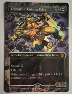 MTG Leonardo, Cutting Edge (Borderless) - Foil - NM/Unplayed - Image 1