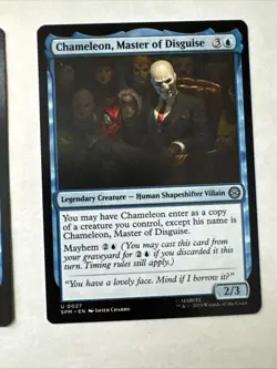 2x Chameleon, Master Of Disguise - MTG: Marvel’s Spider-Man Spm Regular - Image 3