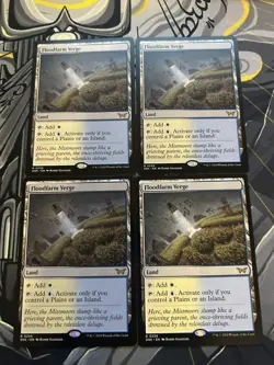 MTG x4 Floodfarm Verge - House of Horror - NM - Image 1