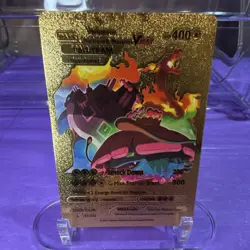 Pokemon Charizard VMAX Gold Foil Card - Image 1