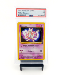 MEWTWO PSA 7 Movie Promo 1999 Pokemon Card #3 Black Star Nmt-Mint - Image 1