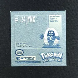 Jynx 124 - Artbox Series - Pokemon Sticker - Image 2
