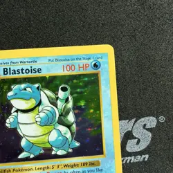 Pokemon Base Set Shadowless Blastoise #2 Holo Near Mint NM - Image 4