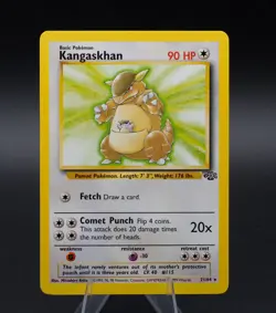 Kangaskhan Pokemon Card Jungle Set 21/64 Rare 1999 WOTC - Image 1