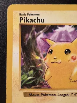 Shadowless Red Cheeks Pikachu 58/102 Base Set Pokemon Card Rare MP - Image 3