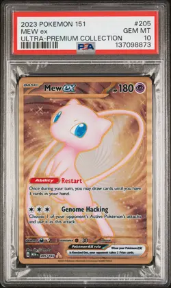 2023 POKEMON 151 ULTRA-PREMIUM COLLECTION #205 MEW EX PSA 10 - Image 1