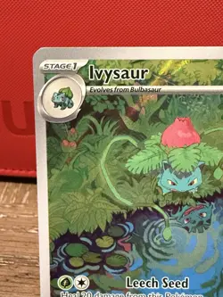 Pokemon TCG Ivysaur 151 Illustration Rare 167/165 Near Mint - Image 2