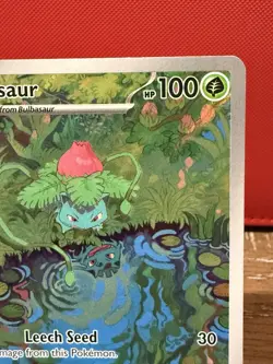 Pokemon TCG Ivysaur 151 Illustration Rare 167/165 Near Mint - Image 3