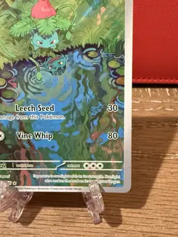 Pokemon TCG Ivysaur 151 Illustration Rare 167/165 Near Mint - Image 4