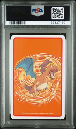 2004 POKEMON FIRERED VERSION PLAYING CARDS QUEEN OF SPADES WARTORTLE PSA 10 - Image 2