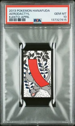 2013 POKEMON HANAFUDA KANTO APRIL AERODACTYL PSA 10 - Image 1