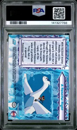 2000 TOPPS POKEMON THE MOVIE 2000 #65 A FANCIFUL FLIGHT PSA 8 - Image 2